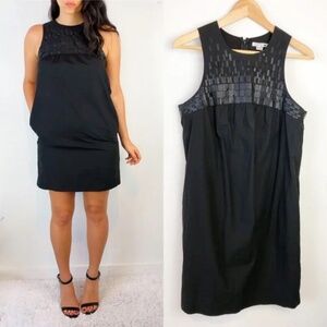 Vince Black Cotton Dress